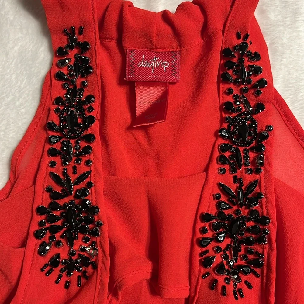 Daytrip Red Tank Sz L - Picture 6 of 7